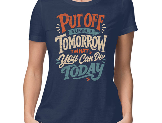Do Tomorrow