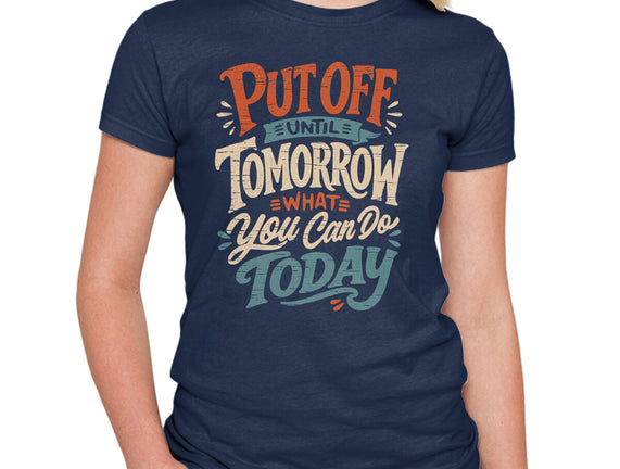 Do Tomorrow