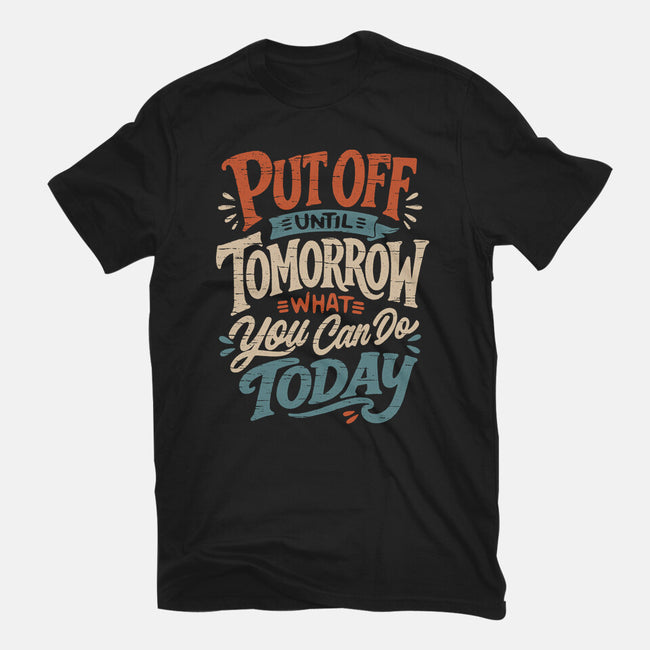 Do Tomorrow-Mens-Basic-Tee-Popnotic