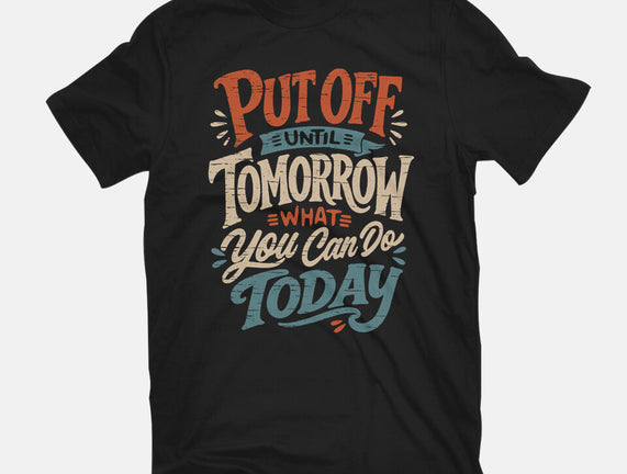 Do Tomorrow