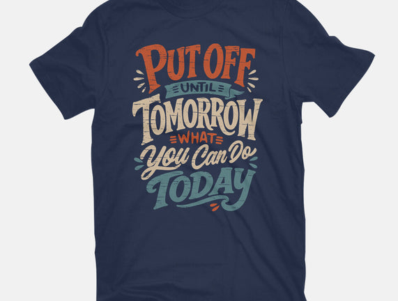 Do Tomorrow