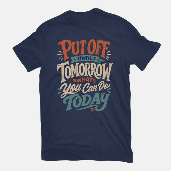 Do Tomorrow-Womens-Fitted-Tee-Popnotic