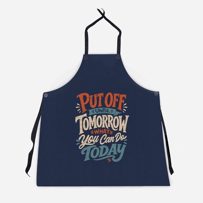 Do Tomorrow-Unisex-Kitchen-Apron-Popnotic