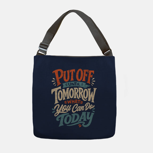 Do Tomorrow-None-Adjustable Tote-Bag-Popnotic
