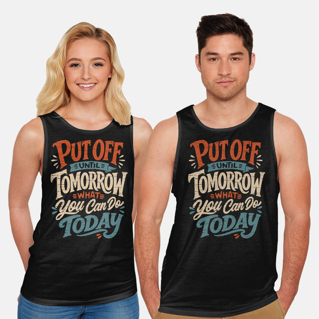 Do Tomorrow-Unisex-Basic-Tank-Popnotic