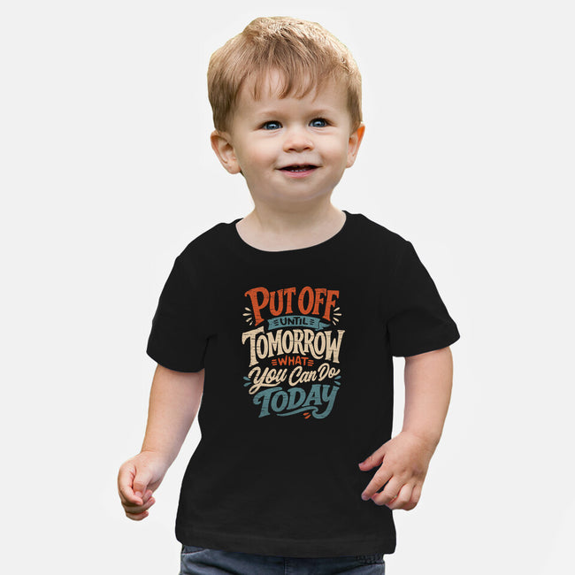 Do Tomorrow-Baby-Basic-Tee-Popnotic