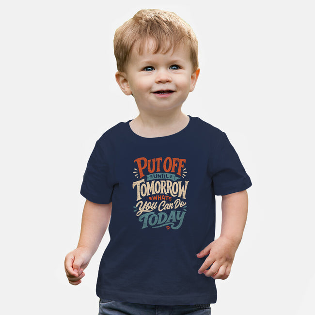 Do Tomorrow-Baby-Basic-Tee-Popnotic