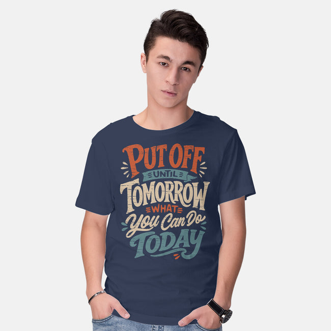 Do Tomorrow-Mens-Basic-Tee-Popnotic