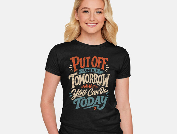 Do Tomorrow