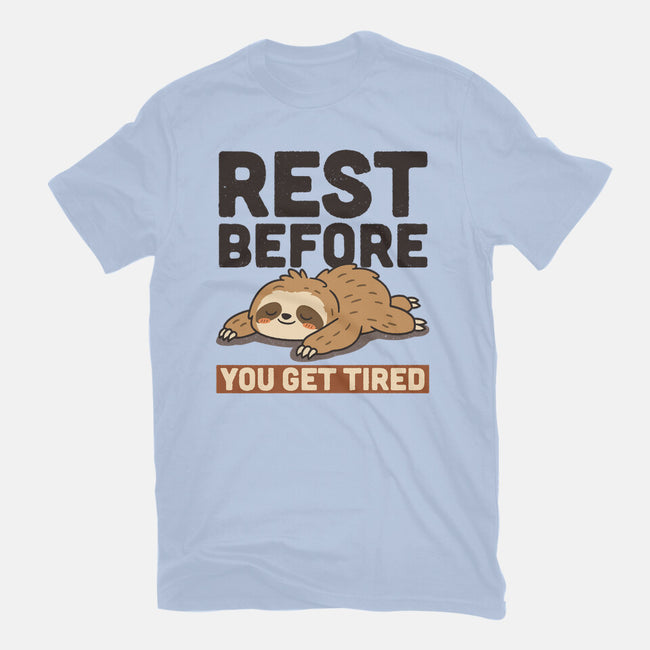 Rest Before You Get Tired-Womens-Fitted-Tee-Popnotic