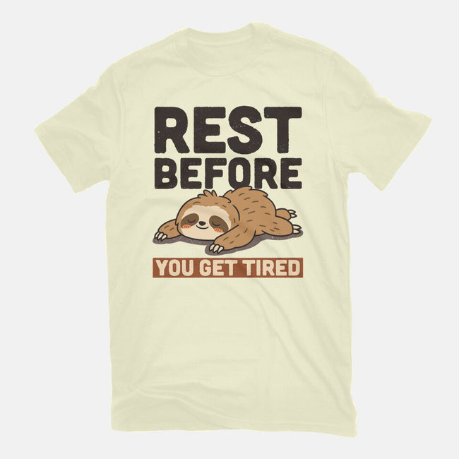 Rest Before You Get Tired-Mens-Basic-Tee-Popnotic