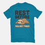 Rest Before You Get Tired-Womens-Fitted-Tee-Popnotic