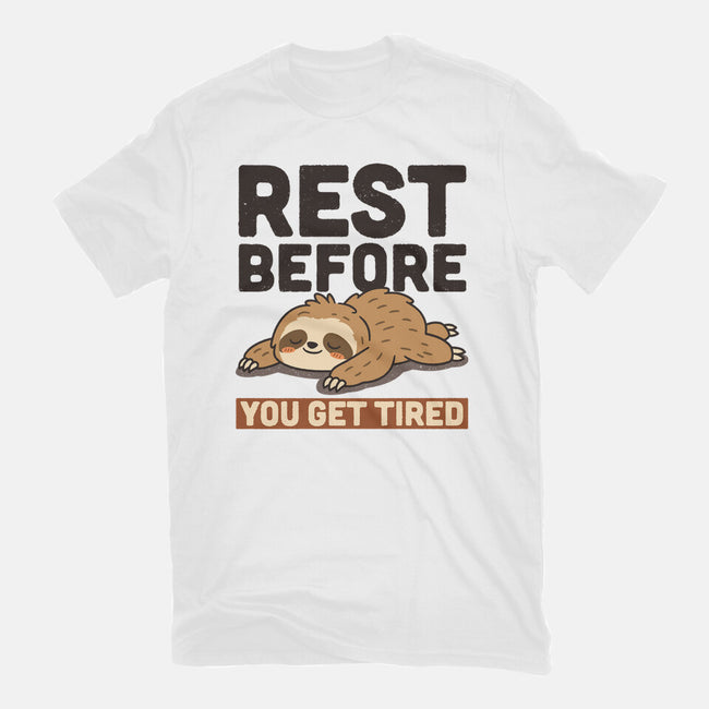 Rest Before You Get Tired-Womens-Basic-Tee-Popnotic