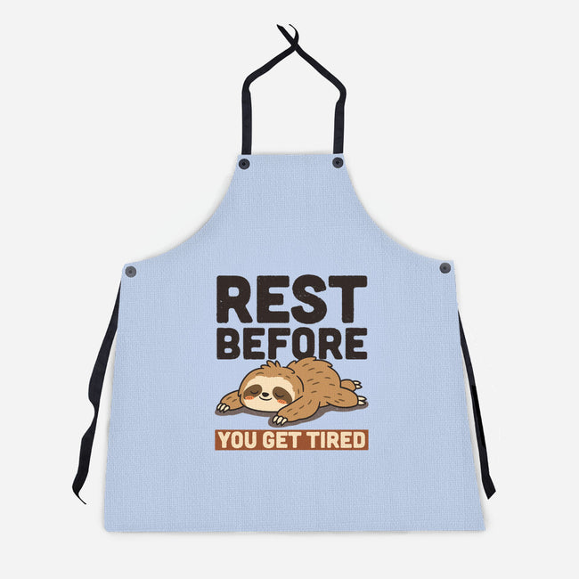 Rest Before You Get Tired-Unisex-Kitchen-Apron-Popnotic