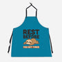 Rest Before You Get Tired-Unisex-Kitchen-Apron-Popnotic