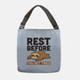 Rest Before You Get Tired-None-Adjustable Tote-Bag-Popnotic
