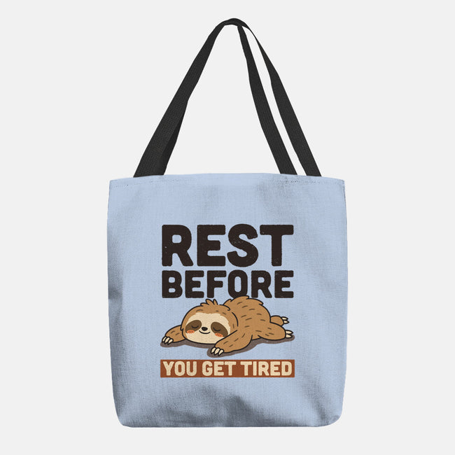 Rest Before You Get Tired-None-Basic Tote-Bag-Popnotic