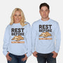 Rest Before You Get Tired-Unisex-Crew Neck-Sweatshirt-Popnotic