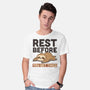 Rest Before You Get Tired-Mens-Basic-Tee-Popnotic