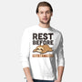 Rest Before You Get Tired-Mens-Long Sleeved-Tee-Popnotic