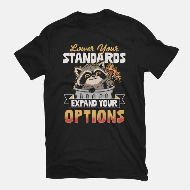 Lower Your Standards-Mens-Basic-Tee-Popnotic