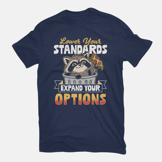 Lower Your Standards-Mens-Basic-Tee-Popnotic