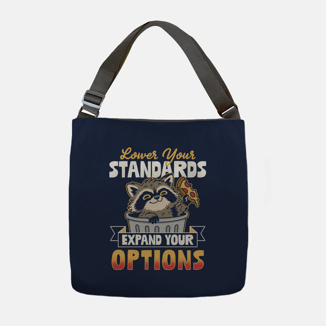 Lower Your Standards-None-Adjustable Tote-Bag-Popnotic