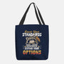 Lower Your Standards-None-Basic Tote-Bag-Popnotic