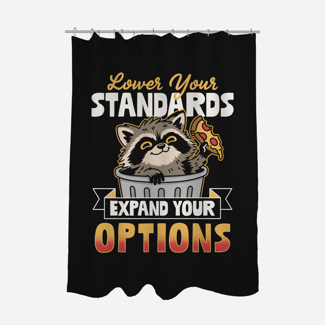 Lower Your Standards-None-Polyester-Shower Curtain-Popnotic
