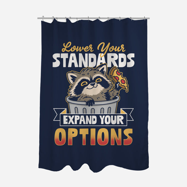Lower Your Standards-None-Polyester-Shower Curtain-Popnotic