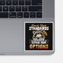 Lower Your Standards-None-Glossy-Sticker-Popnotic