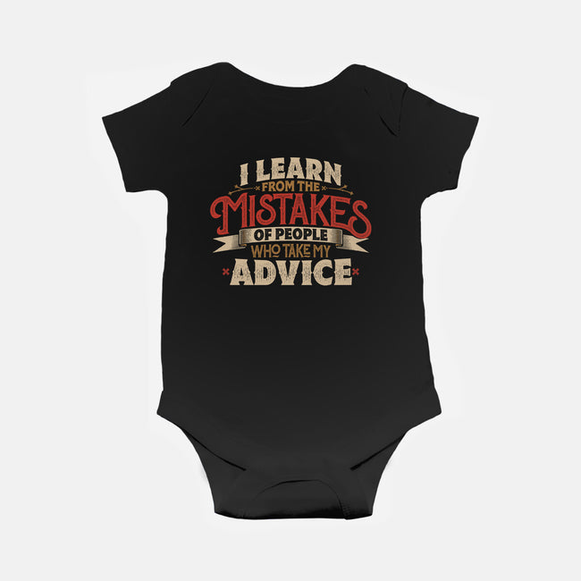 I Learn From People's Mistakes-Baby-Basic-Onesie-Popnotic