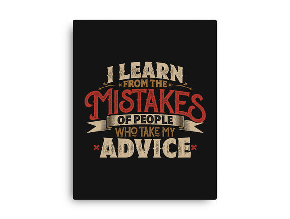 I Learn From People's Mistakes