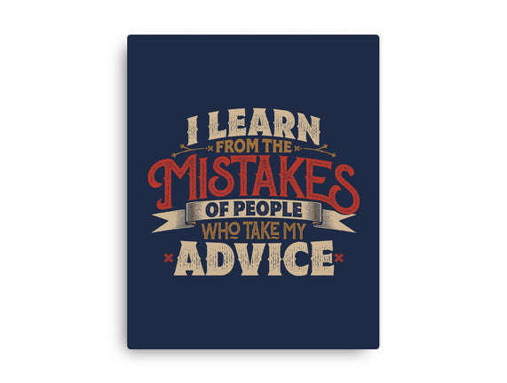 I Learn From People's Mistakes