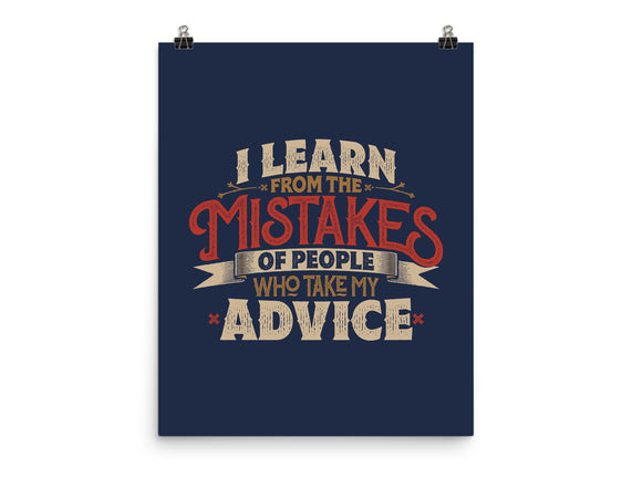 I Learn From People's Mistakes