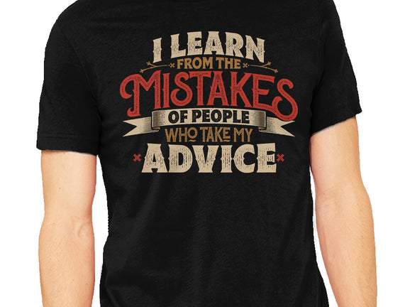 I Learn From People's Mistakes