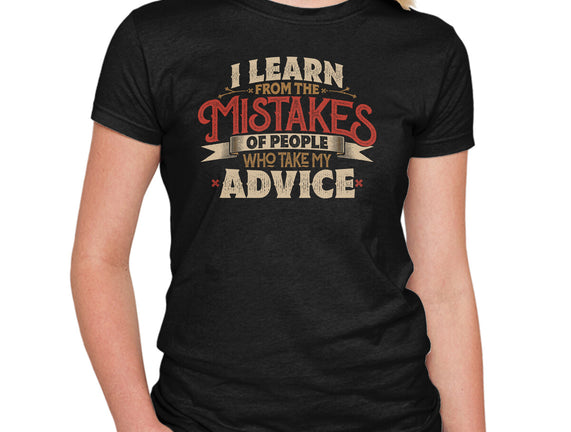 I Learn From People's Mistakes