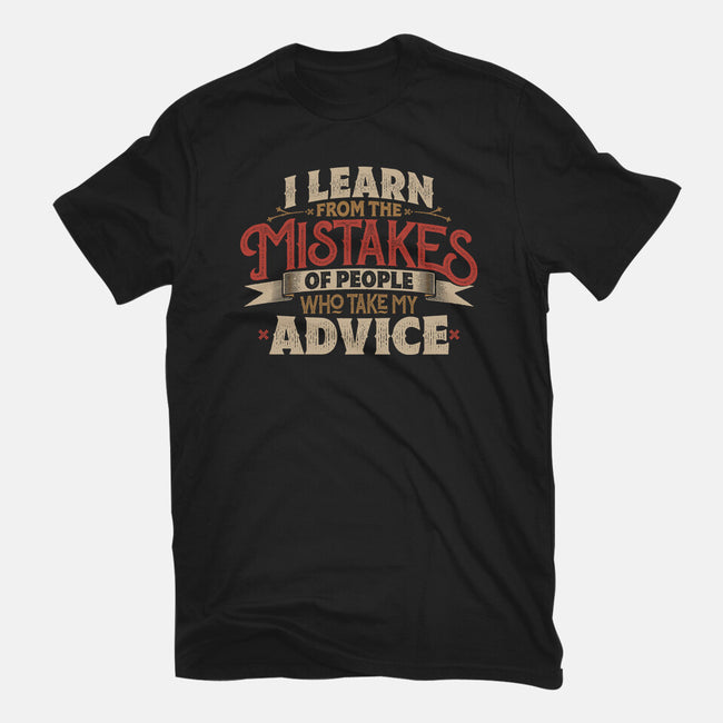 I Learn From People's Mistakes-Mens-Basic-Tee-Popnotic