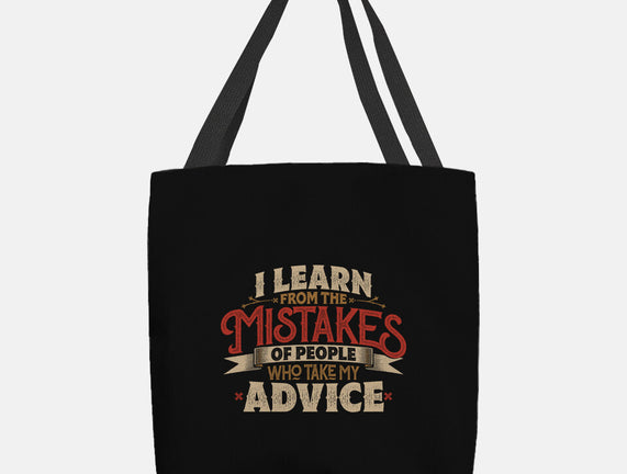 I Learn From People's Mistakes