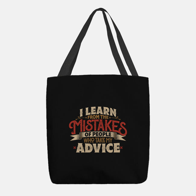 I Learn From People's Mistakes-None-Basic Tote-Bag-Popnotic