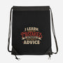 I Learn From People's Mistakes-None-Drawstring-Bag-Popnotic