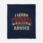 I Learn From People's Mistakes-None-Fleece-Blanket-Popnotic