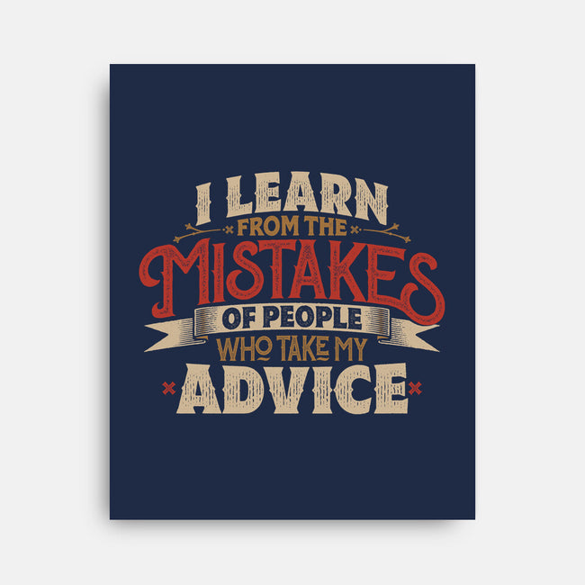 I Learn From People's Mistakes-None-Stretched-Canvas-Popnotic