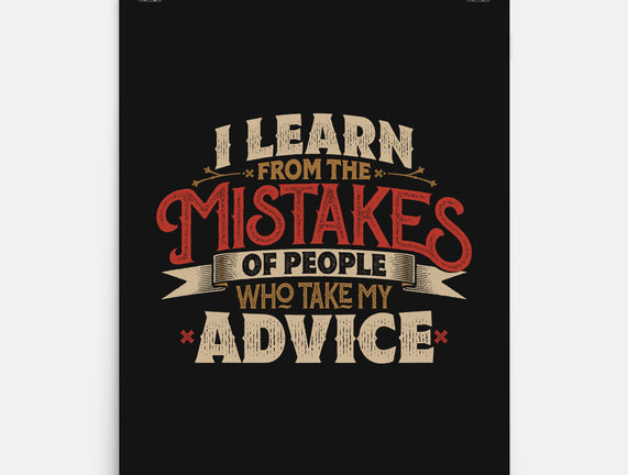 I Learn From People's Mistakes