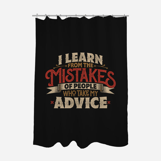 I Learn From People's Mistakes-None-Polyester-Shower Curtain-Popnotic