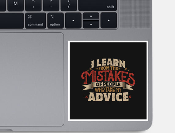 I Learn From People's Mistakes