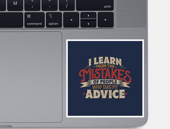 I Learn From People's Mistakes