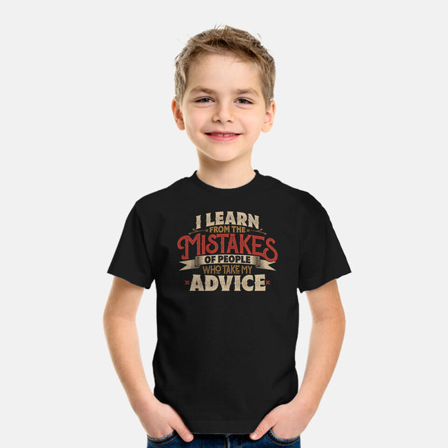 I Learn From People's Mistakes-Youth-Basic-Tee-Popnotic