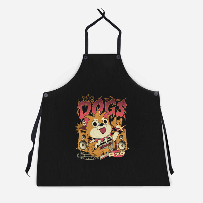 The Dogs-Unisex-Kitchen-Apron-ilustrata