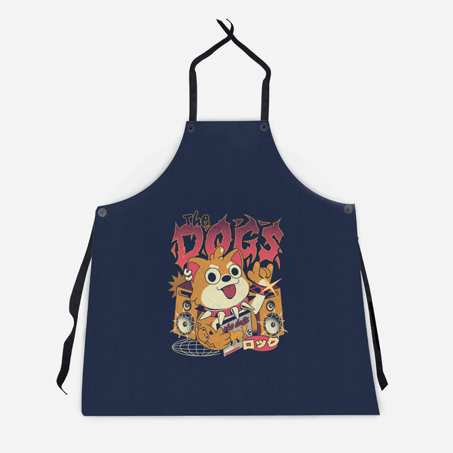 The Dogs-Unisex-Kitchen-Apron-ilustrata
